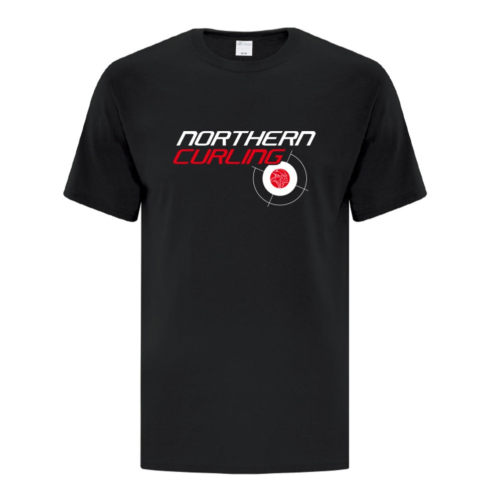 Northern Curling Adult Cotton T-Shirt