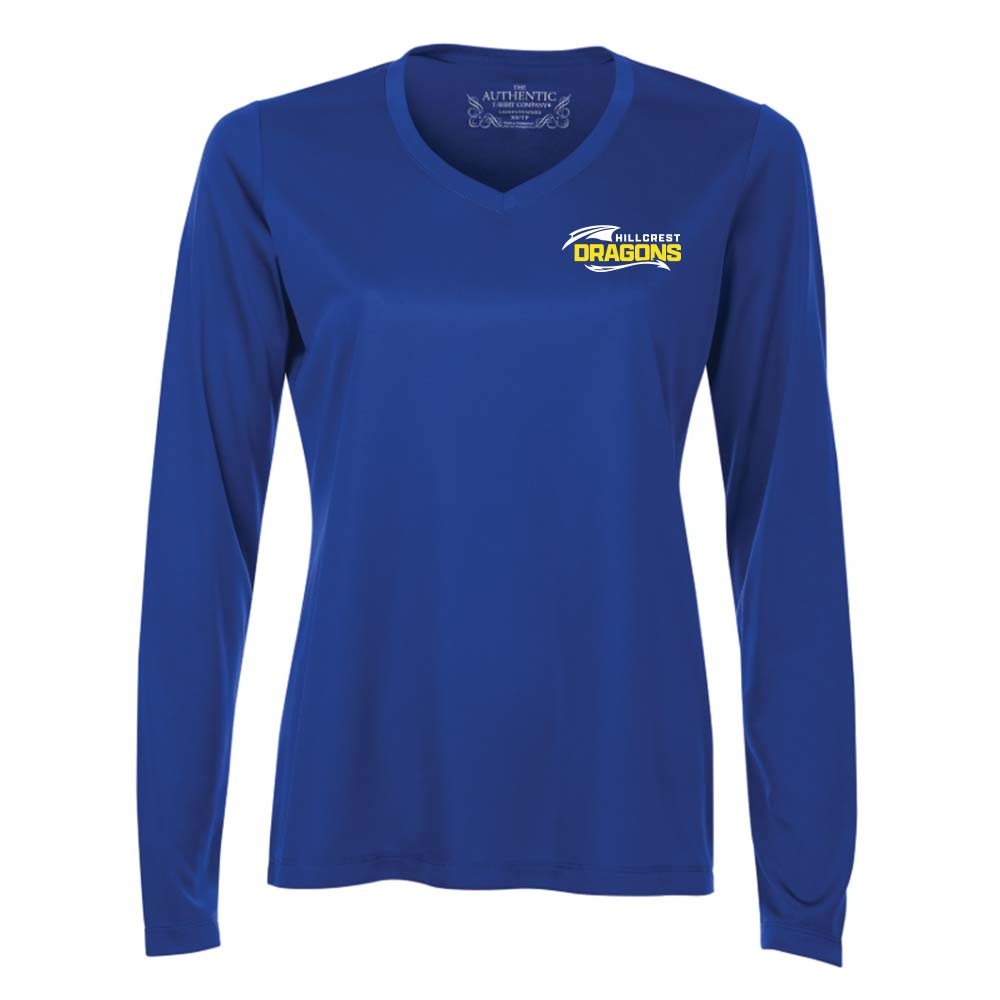 Hillcrest Ladies' Pro Team Long Sleeve V-Neck
