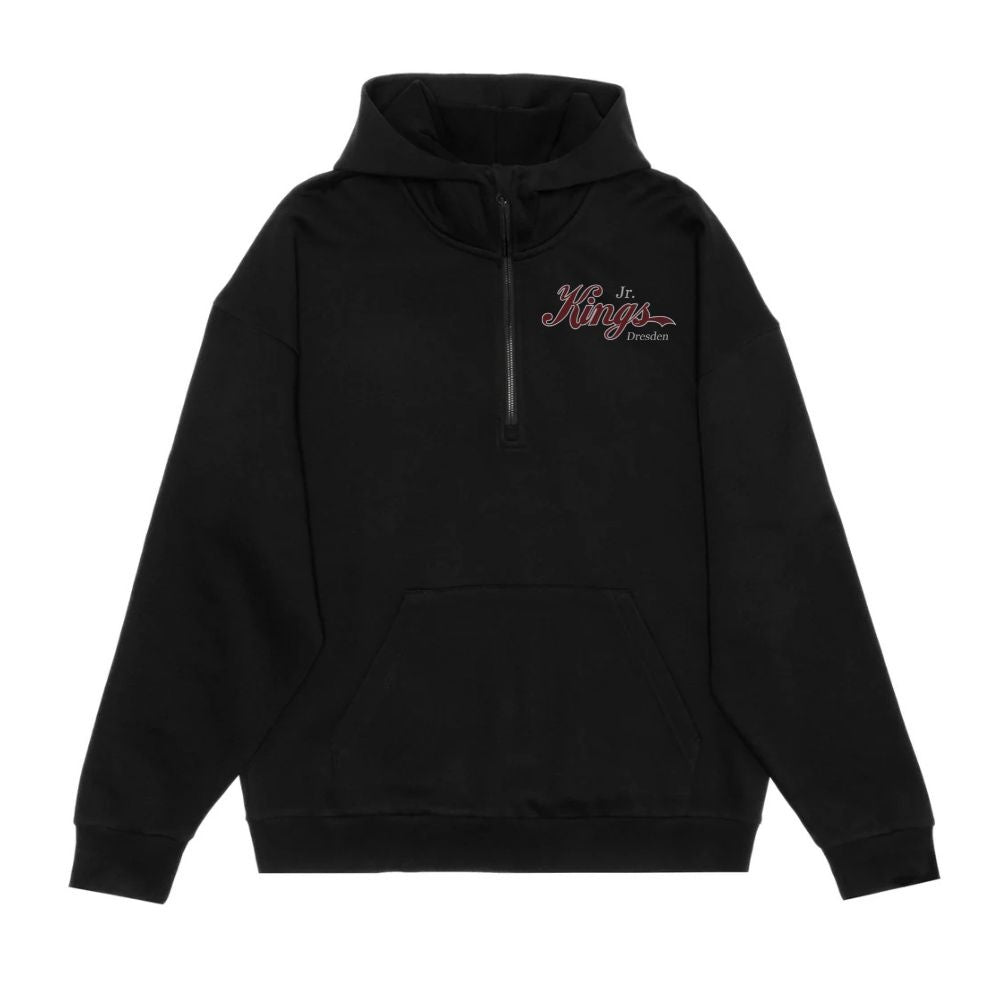 Dresden Minor Hockey Adult Drop Shoulder 1/2 Zip Hoodie