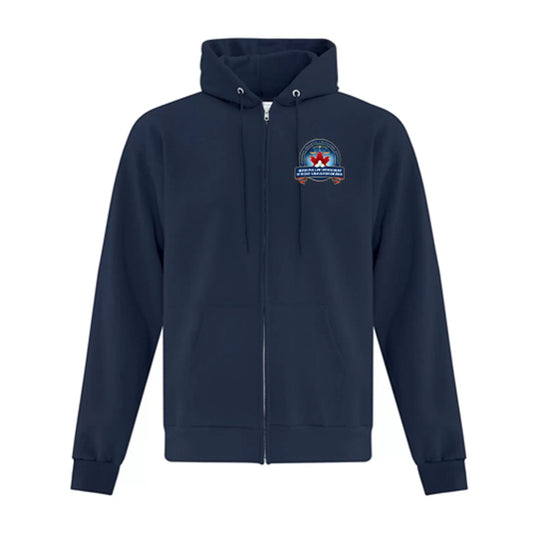 MLEOA of Ontario Adult Everyday Fleece Full Zip Hooded Sweatshirt