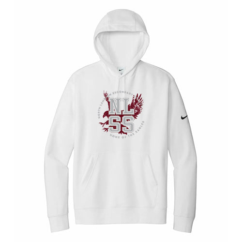 North Lambton Adult Nike Club Fleece Sleeve Swoosh Pullover Hoodie