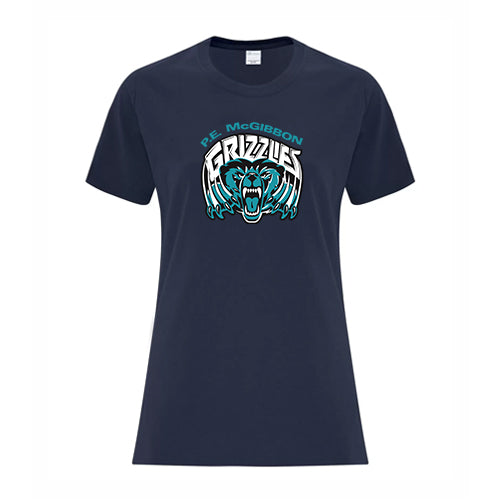 PE McGibbon Staff Ladies' Everyday Cotton T-Shirt