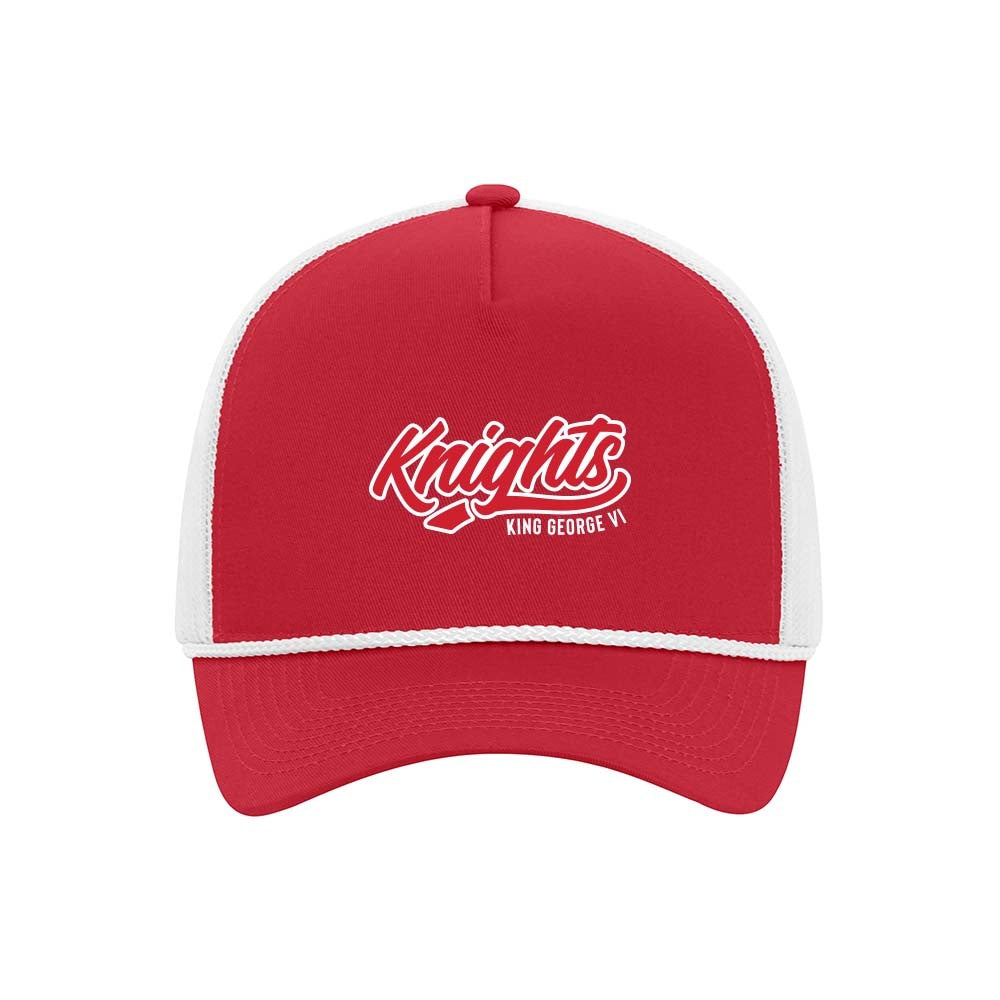 King George Cotton Twill 5-Panel Trucker Rope Cap