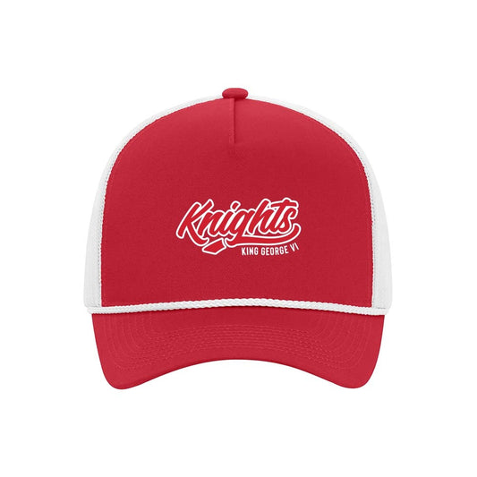 King George Cotton Twill 5-Panel Trucker Rope Cap