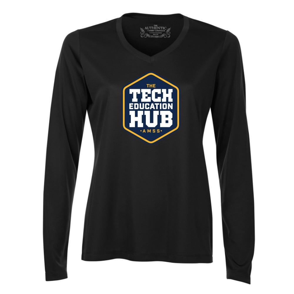 Technological Education Hub Ladies' Pro Team Long Sleeve V-Neck