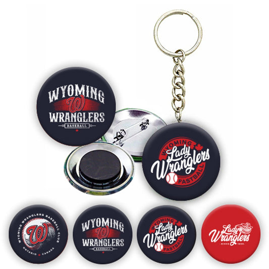 Wyoming Wranglers Magnet/Keychain/Button