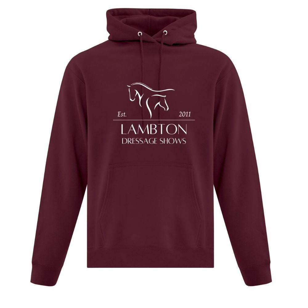 Lambton Dressage Shows Adult Fleece Hooded Sweatshirt