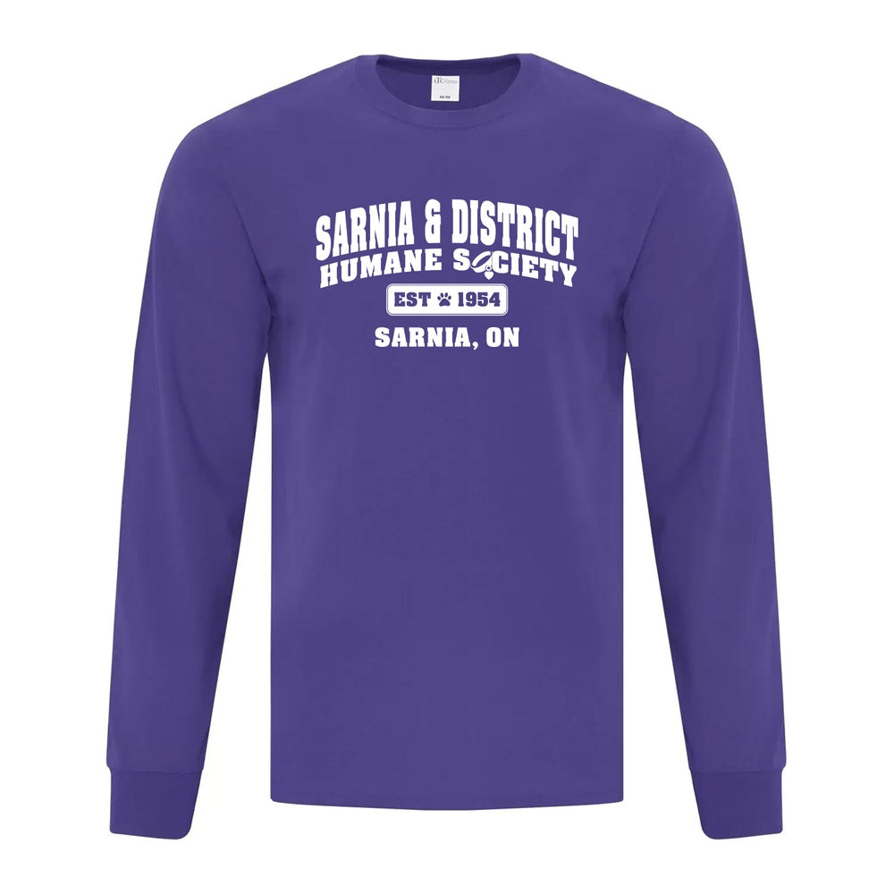 Sarnia Humane Society Adult Everyday Cotton Long Sleeve T-Shirt