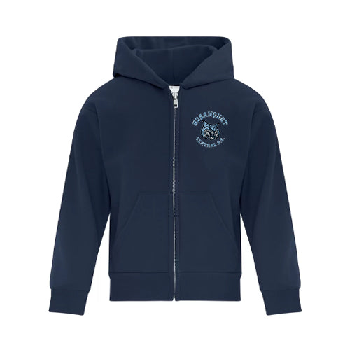 Bosanquet Youth Everyday Fleece Full Zip Hooded Sweatshirt