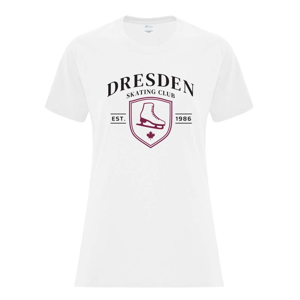 Dresden Skating Club Ladies' Cotton T-Shirt