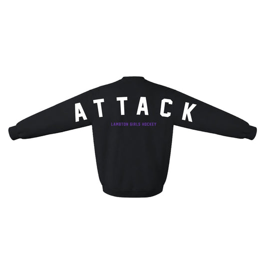 Lambton Attack Youth Heavy Blend Crewneck Sweatshirt