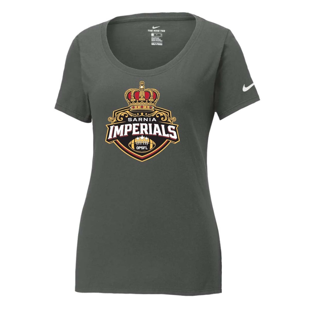 Sarnia Imperials Ladies' Nike Dri-FIT Cotton/Poly Scoop Neck Tee