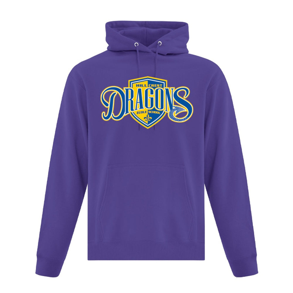 Hillcrest Adult House Colours Fleece Hooded Sweatshirt