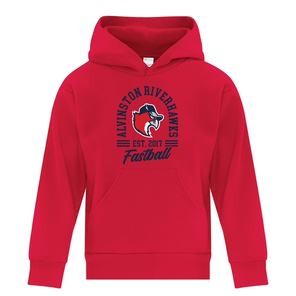 Alvinston Riverhawks Youth Fleece Hooded Sweatshirt