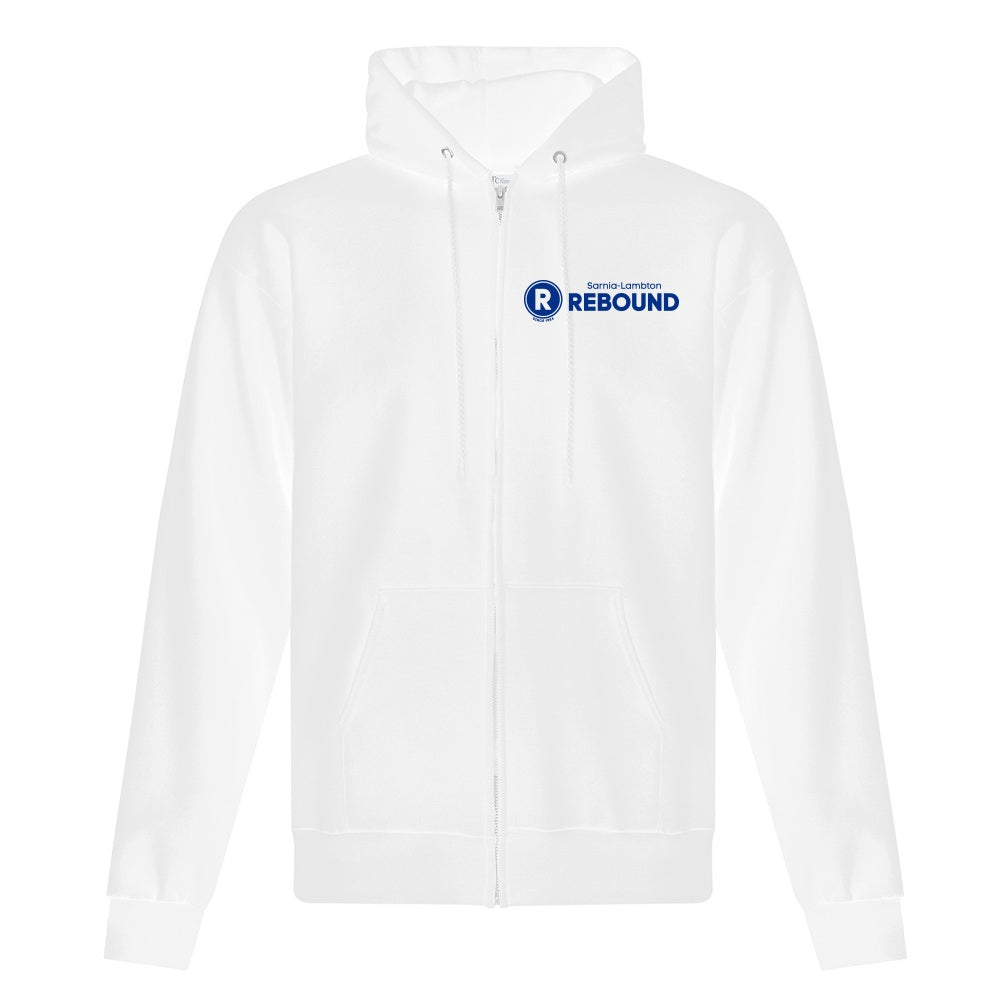 Sarnia-Lambton Rebound Adult Fleece Full Zip Hooded Sweatshirt