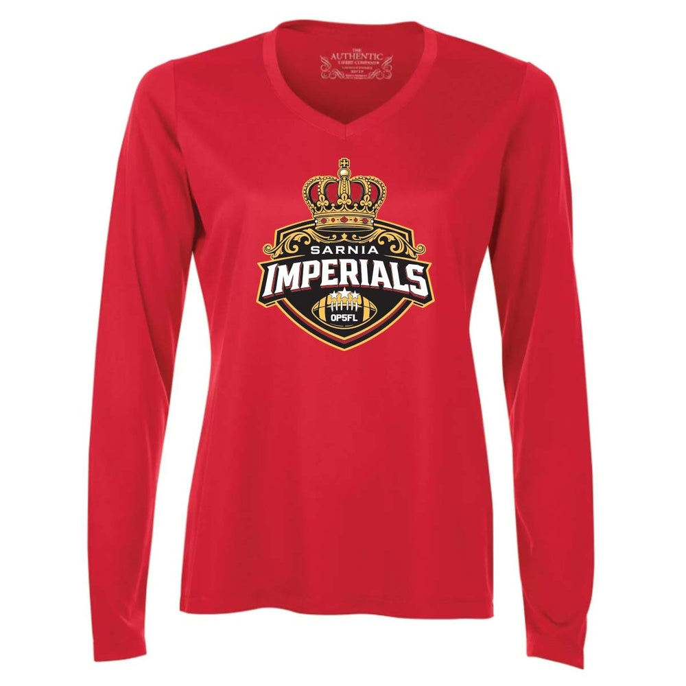Sarnia Imperials Ladies' Pro Team Long Sleeve V-Neck