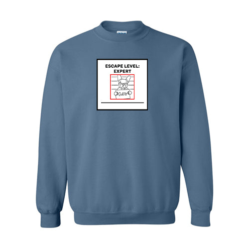 Escape Artist Cotton Crewneck Sweatshirt