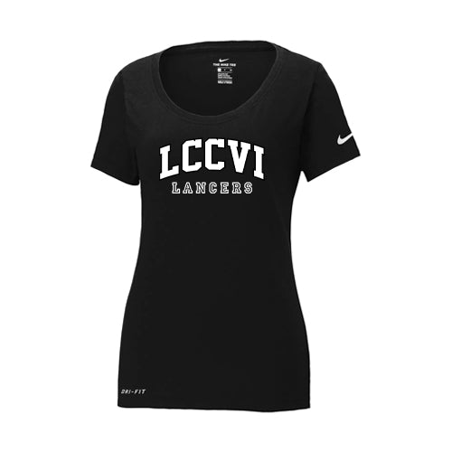 LCCVI Ladies' Nike Dri-FIT Cotton/Poly Scoop Neck Tee