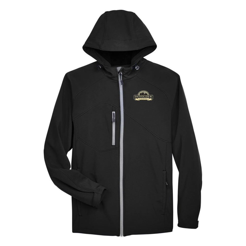 Devolder Farms Adult North End Prospect Two-Layer Fleece Bonded Soft Shell Hooded Jacket