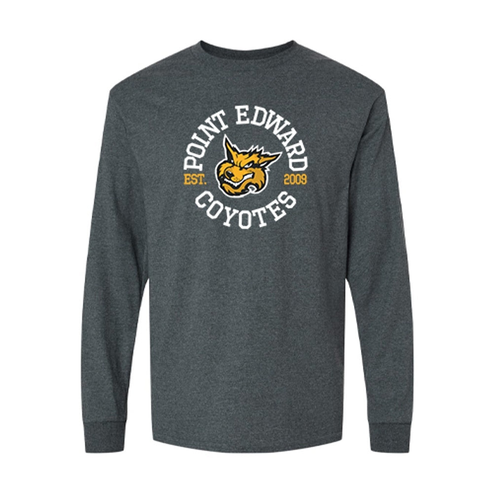 Point Edward Coyotes Youth Cotton Long Sleeve