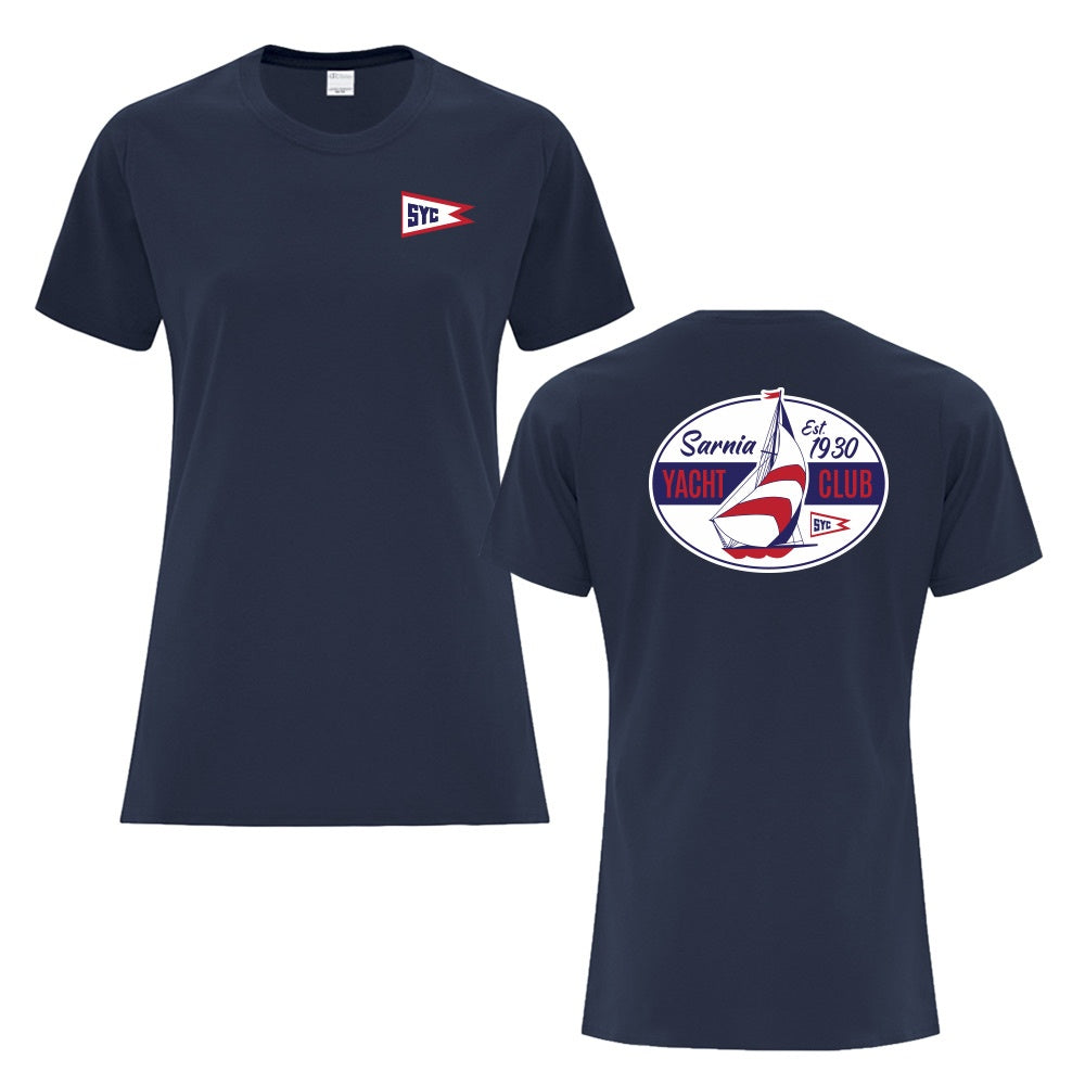 Sarnia Yacht Club Ladies' Cotton T-Shirt
