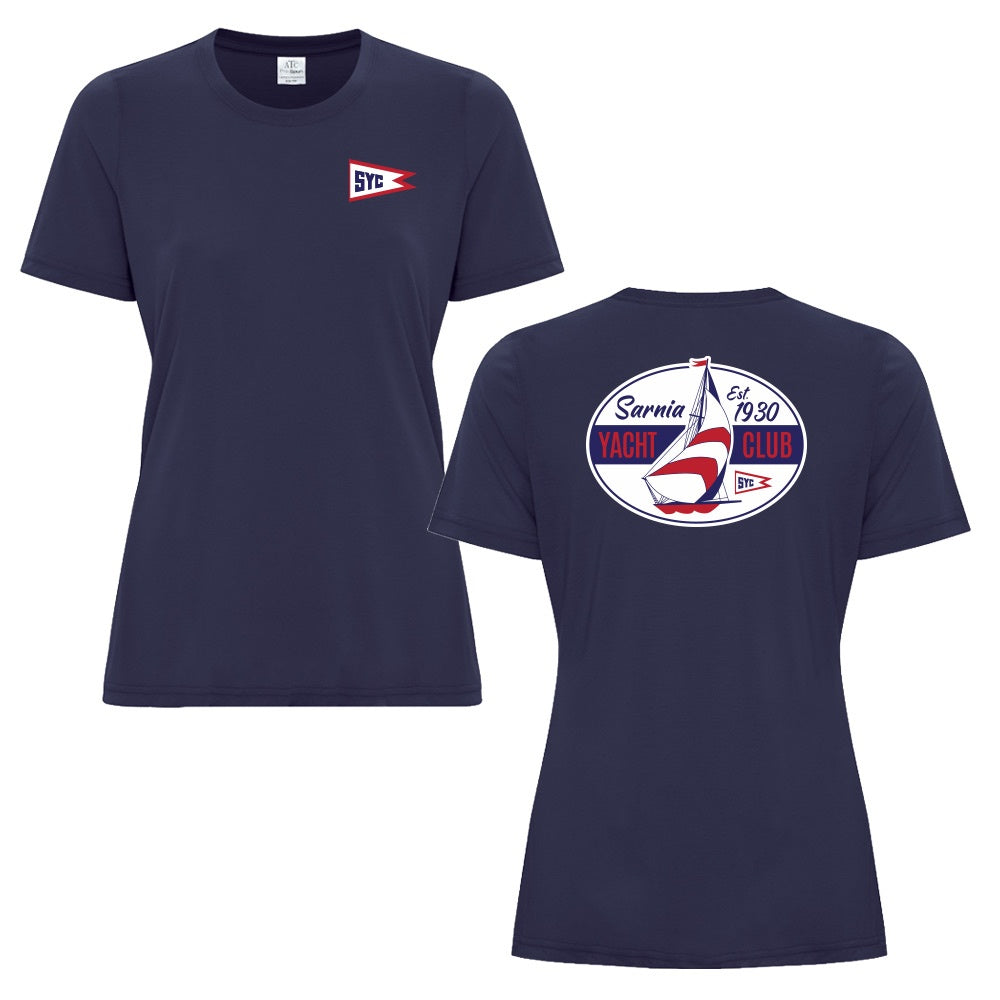 Sarnia Yacht Club Ladies' Pro Spun T-Shirt