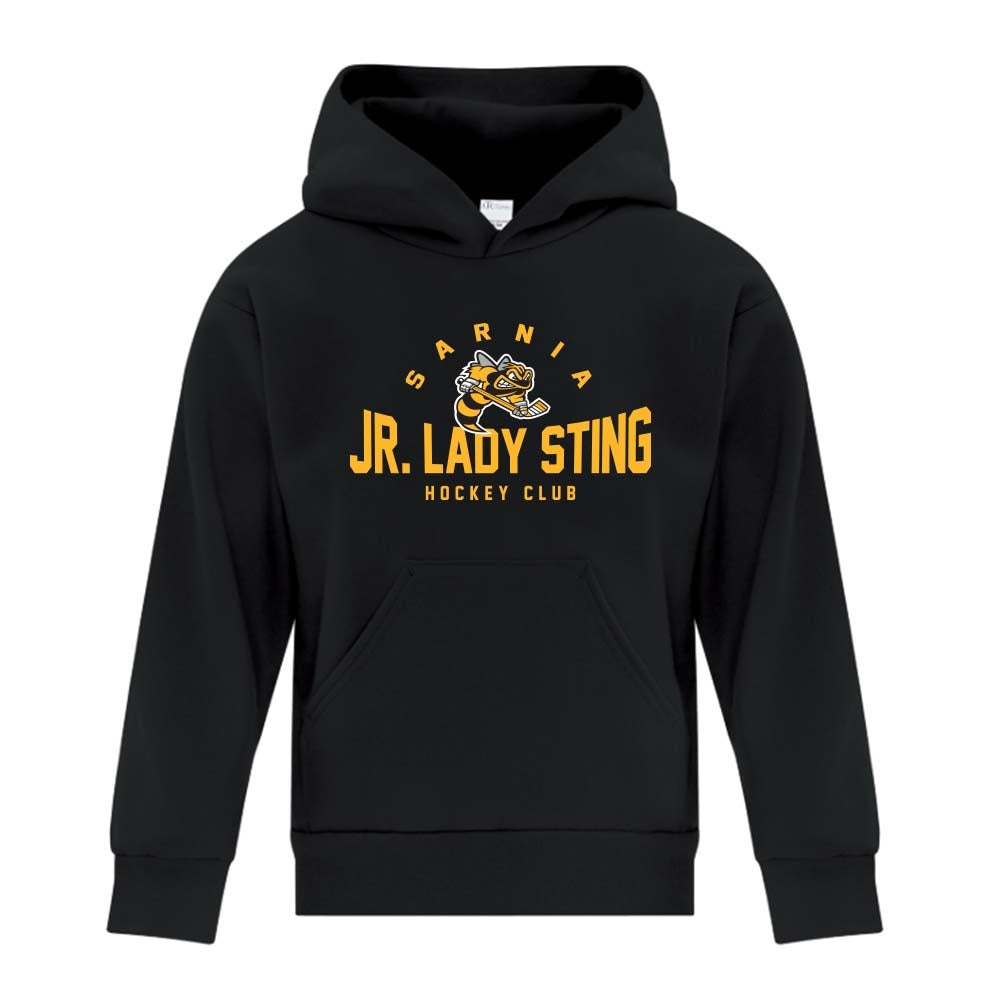 Jr Lady Sting Youth Fleece Hooded Sweatshirt