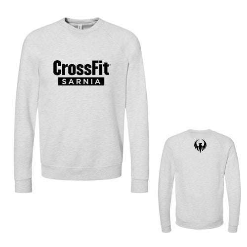 Phoenix Crossfit Adult Bella + Canvas Sponge Fleece Raglan Crewneck Sweatshirt