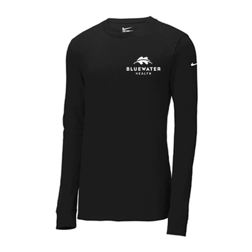 Bluewater Health Adult Nike Dri-Fit Cotton/Poly Long Sleeve Tee