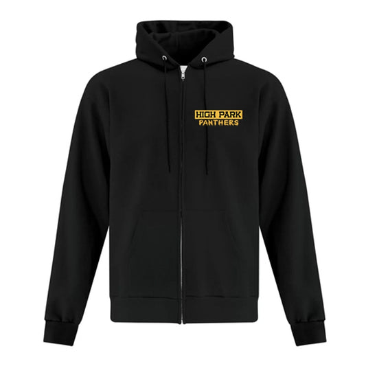 High Park Adult Everyday Fleece Full Zip Hooded Sweatshirt