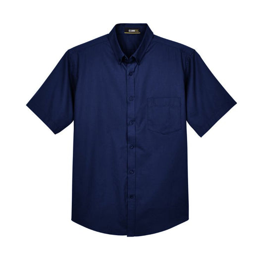 CORE365 MENS OPTIMUM SHORT-SLEEVE TWILL SHIRT