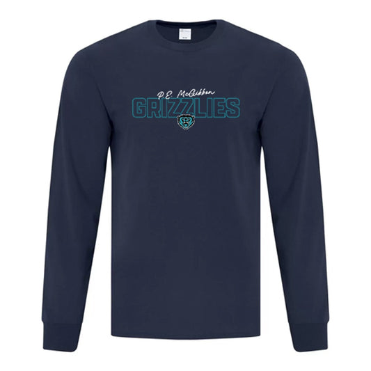 PE McGibbon Adult Everyday Cotton Long Sleeve T-Shirt