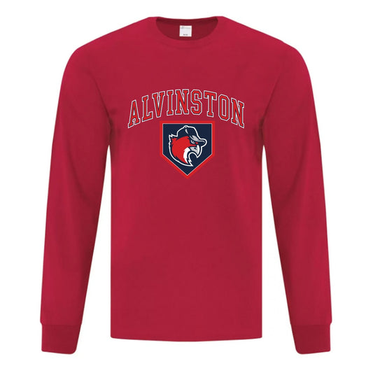 Alvinston Riverhawks Youth Everyday Cotton Long Sleeve T-Shirt