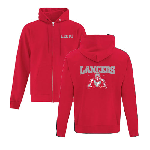 LCCVI Adult Everyday Fleece Full Zip Hooded Sweatshirt
