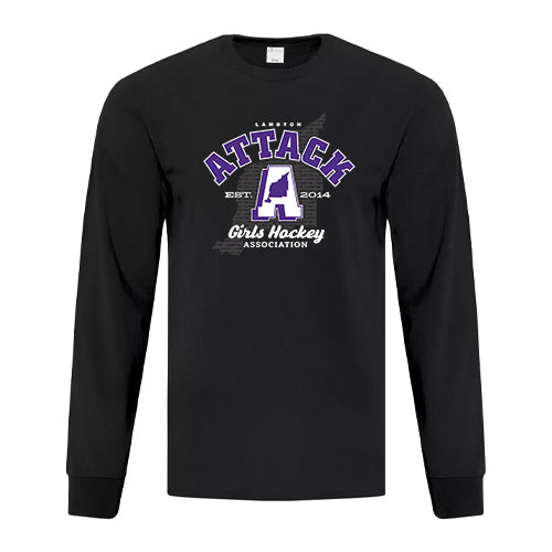 Lambton Attack Adult Cotton Long Sleeve Shirt