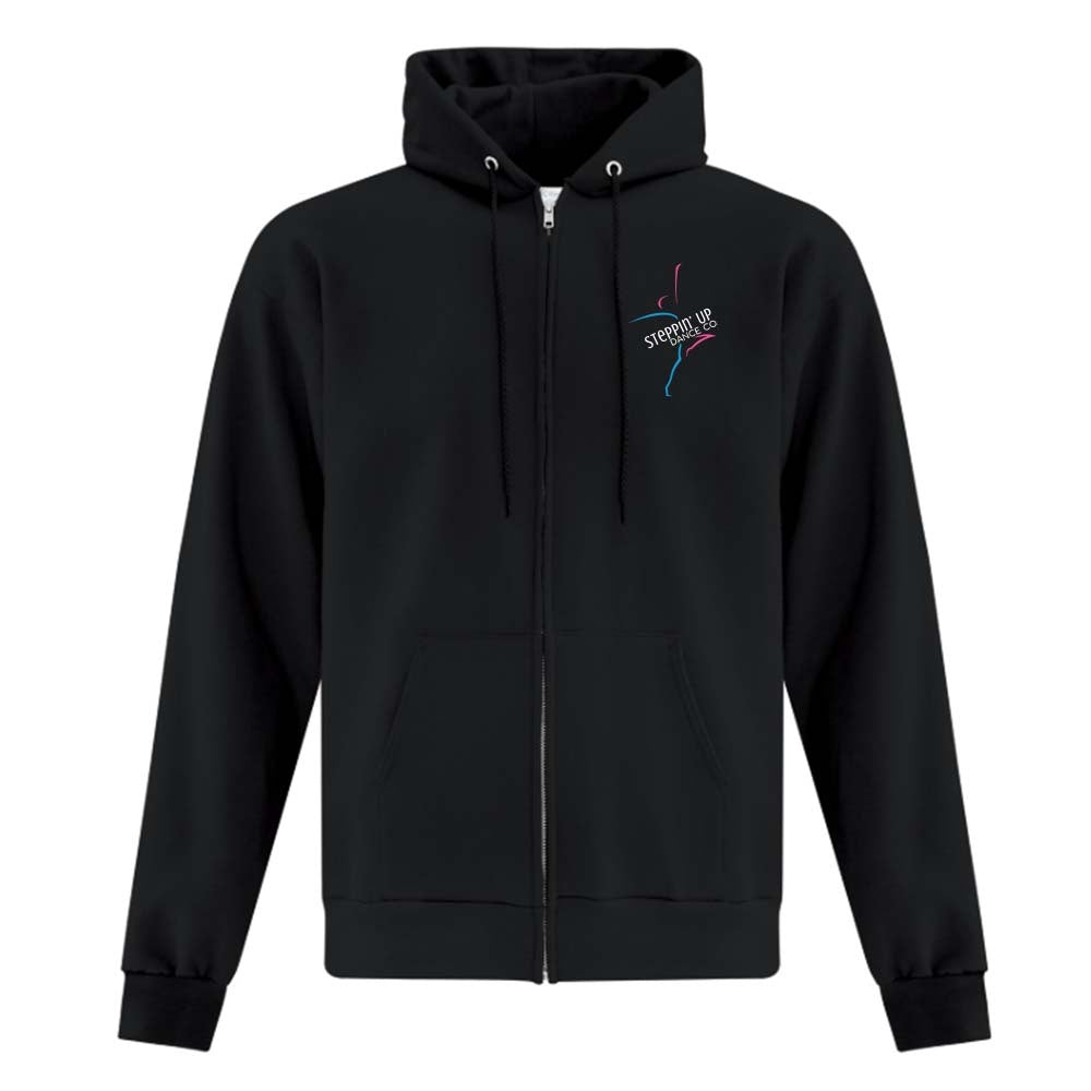 Steppin' Up Dance Adult Fleece Full Zip Hooded Sweatshirt