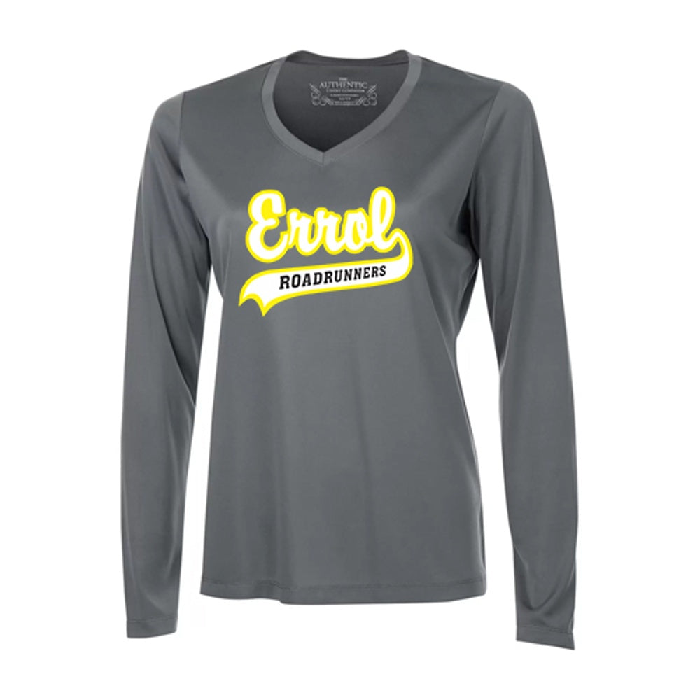 Errol Road Staff Ladies' Pro Team Long Sleeve V-Neck T-Shirt