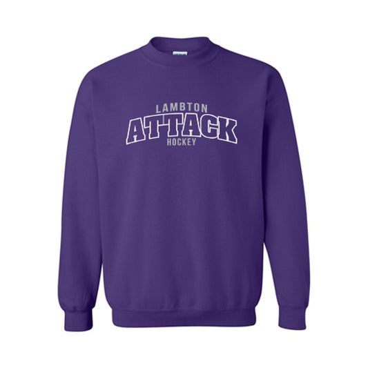 U11 Team 3 Lambton Attack Adult Crewneck Sweatshirt