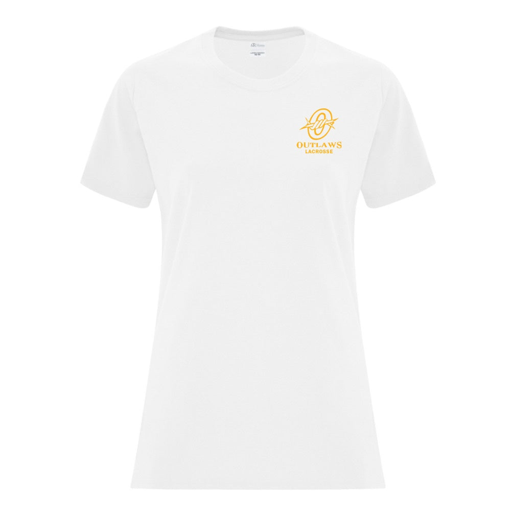 North Perth Outlaws Lacrosse Ladies' Cotton T-Shirt