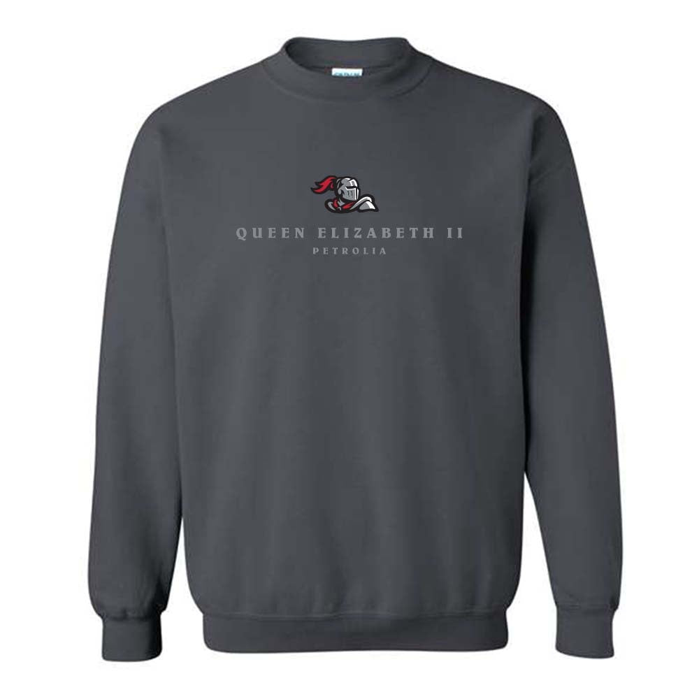 Queen Elizabeth II Petrolia Adult Crewneck Sweatshirt