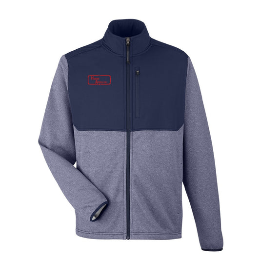 Huron Alloys Adult Core 365 Venture Heathered Stripe Hybrid Jacket