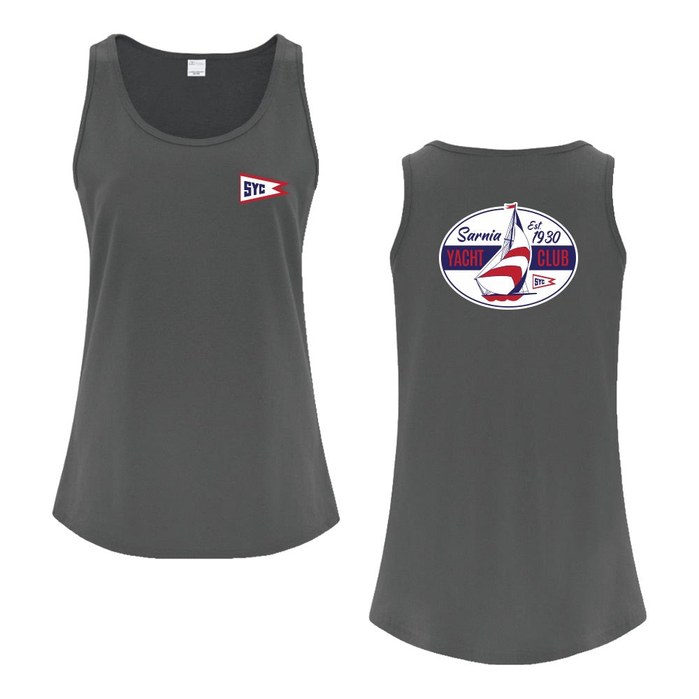 Sarnia Yacht Club Ladies' Cotton Tank Top