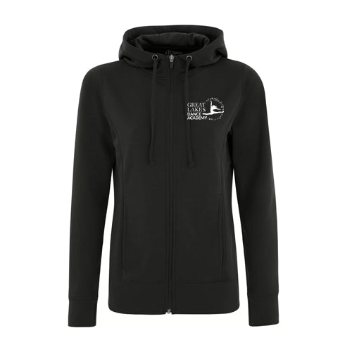 Great Lakes Dance Ladies' Fleece Full Zip Hooded Sweatshirt