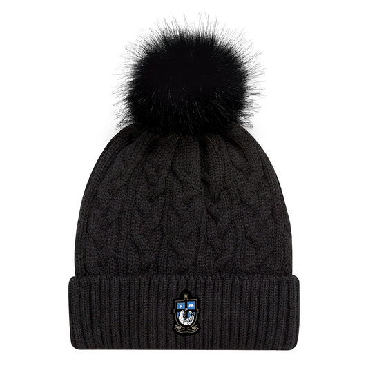 Holy Family Faux Fur Pom Pom Cuff Toque