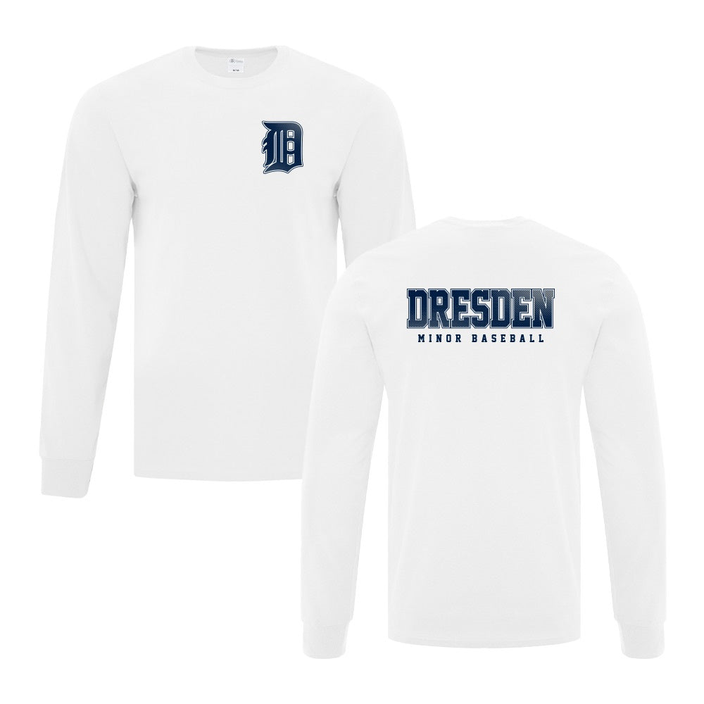 Dresden Minor Baseball Adult Cotton Long Sleeve