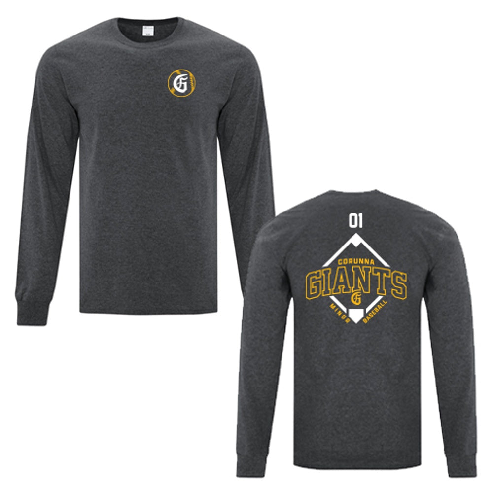 Corunna Giants Adult Cotton Long Sleeve