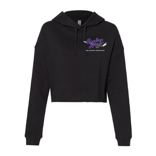 Lambton Attack Ladies' Lightweight Crop Hooded Sweatshirt