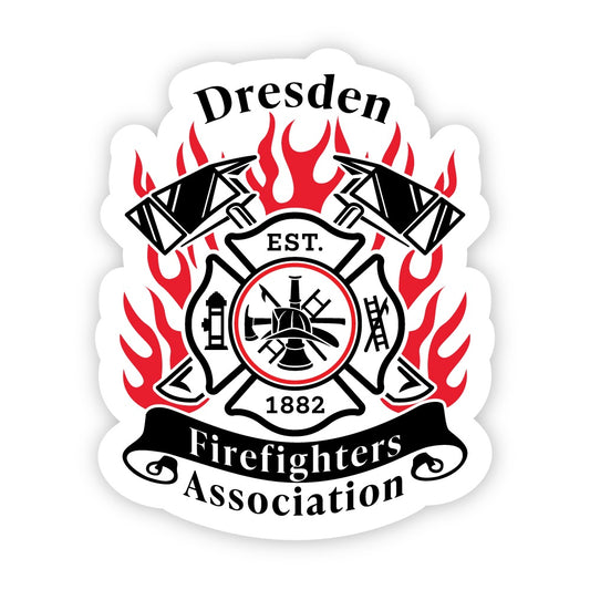 Dresden Fire Department 5" Vinyl Sticker