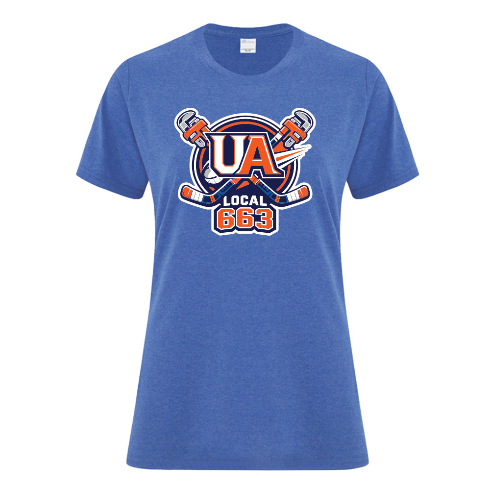 Local 663 Hockey Ladies' Cotton T-Shirt