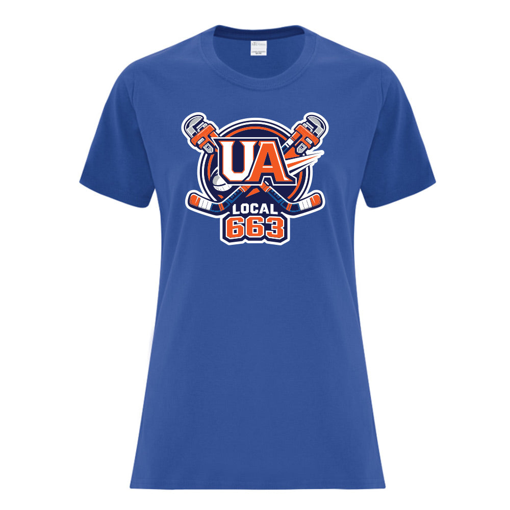 Local 663 Hockey Ladies' Cotton T-Shirt